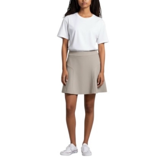 Express Classic A-Line Classic Cream Mini Skirt 8 - Picture 6 of 6